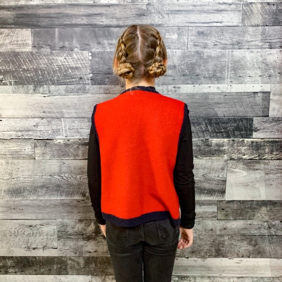 Vintage Red Vest - Picture 4 of 9
